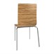 Silla respaldo cuadrado Bolero zebrano (Juego 4)
