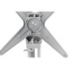 Mesa alta abatible Bolero acero inoxidable 600(Ø)mm