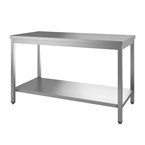 Mesa Gastro M acero inoxidable 304 con estante 850(Al) x 1000(An) x700(F)mm