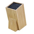 Bloque cuchillero universal de bambú Vogue