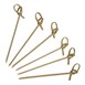 Palillos nudo de bambú Fiesta 90mm (Paquete 100)
