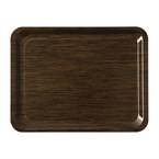 Bandeja servicio Roltex Casino melamina antideslizante 430x330mm wengé