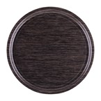 Bandeja redonda Roltex melamina antideslizante 450(Ø)mm wengé