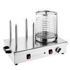 Máquina para perritos calientes Buffalo 4 pinchos pan