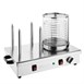 Máquina para perritos calientes Buffalo 4 pinchos pan