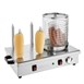 Máquina para perritos calientes Buffalo 4 pinchos pan