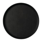 Bandeja Roltex Blackline redonda 310(Ø)mm antideslizante negra