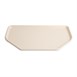 Bandeja servicio Roltex poliéster Trapezium 500x325mm blanco nácar