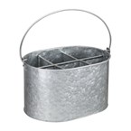 Cubo organizador Olympia acero galvanizado