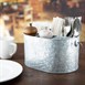 Cubo organizador Olympia acero galvanizado