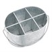 Cubo organizador Olympia acero galvanizado