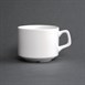 Taza apilable porcelana fina Lumina para plato CD646 200ml