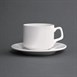 Taza apilable porcelana fina Lumina para plato CD646 200ml