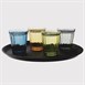 Vaso panelado Olympia Cabot azul 260ml
