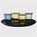Vaso panelado Olympia Cabot verde 260ml