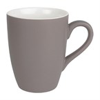 Taza mug Olympia porcelana gris pastel mate 320ml