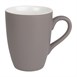Taza mug Olympia porcelana gris pastel mate 320ml