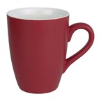 Taza mug Olympia porcelana rojo pastel mate 320ml