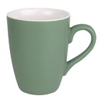 Taza mug Olympia porcelana verde pastel mate 320ml