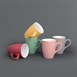 Taza mug Olympia porcelana verde pastel mate 320ml