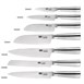 Cuchillo Santoku japonés Tsuki Serie 8 140mm