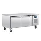 Mostrador refrigerado Polar Serie U GN Chef base 2 puertas