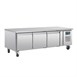Mostrador refrigerado Polar Serie U GN Chef base 3 puertas