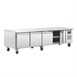 Mostrador refrigerado Polar Serie U GN Chef base 4 puertas