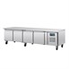 Mostrador refrigerado Polar Serie U GN Chef base 4 puertas