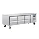 Mostrador refrigerado Polar Serie U GN Chef base 6 cajones