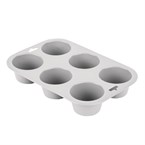Molde magdalenas Vogue silicona flexible 6 huecos