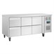 Mostrador frigorífico Polar Serie U GN 6 cajones