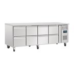 Mostrador frigorífico Polar Serie U GN 8 cajones