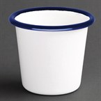Salsera esmaltada Olympia azul - blanco 115ml