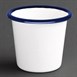 Salsera esmaltada Olympia azul - blanco 115ml