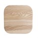Taburete alto Bolero acero metalizado y asiento de madera (Juego 4)