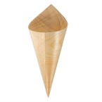 Cucurucho biodegradable Fiesta Green madera álamo 75mm 