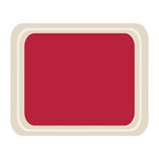Bandeja servicio Roltex Cafetería melamina 420x320mm roja