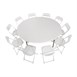Mesa redonda plegable Bolero 183(Ø)mm