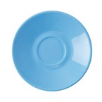 Plato taza café solo Olympia azul (Caja 12)