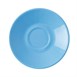 Plato taza café solo Olympia azul (Caja 12)