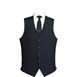 Chaleco caballero negro talla XS