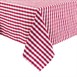 Mantel Mitre Comfort Gingham cuadros rojo/blanco poliéster 1320 x 1320mm