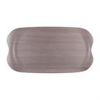 Bandeja servicio Roltex Wave 430x230mm gris madera