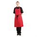 Delantal con peto Whites rojo