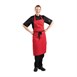 Delantal con peto Whites rojo