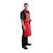 Delantal con peto Whites rojo