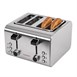 Tostador Caterlite de 4 ranuras de acero inoxidable