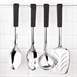 Cucharón Vogue de mango negro de 340mm