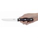 Cuchillo chuletero Olympia redondeado mango negro 114mm (Caja 12)